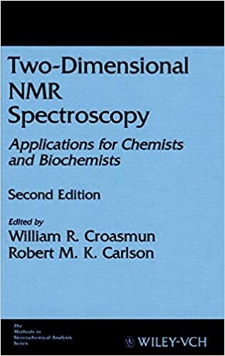 Two-dimensional NMR spectroscopy: Applications for chemists and biochemists (Methods in stereochemical analysis)