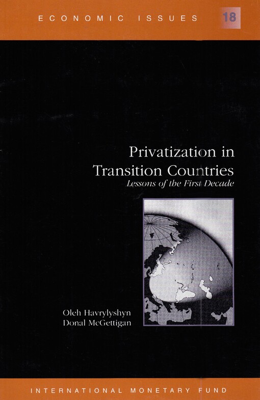 Privatization in transition countries : lessons of the first decade