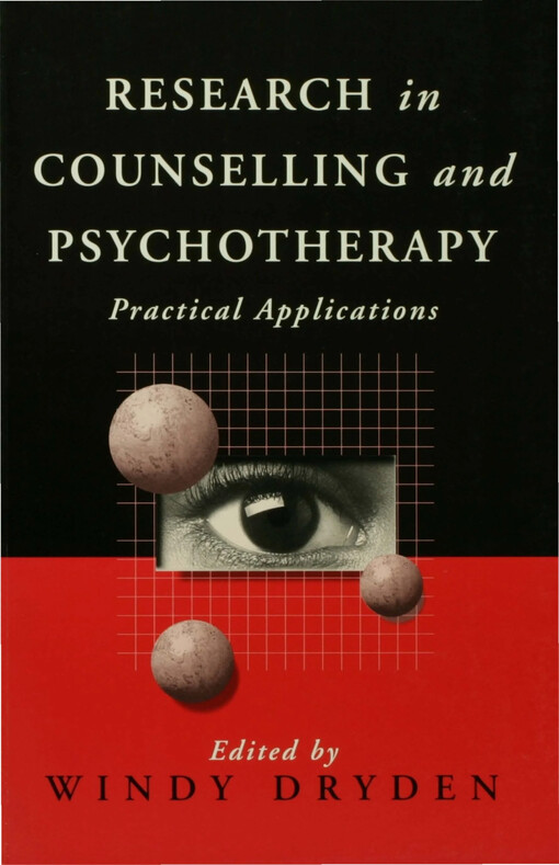 Research in Counselling and Psychotherapy: Practical Applications