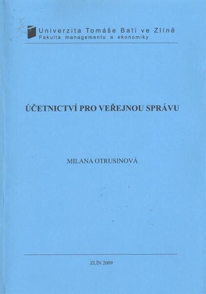 Účetnictví pro veřejnou správu