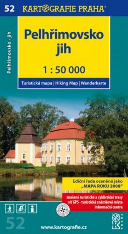 Pelhřimovsko - jih turistická mapa