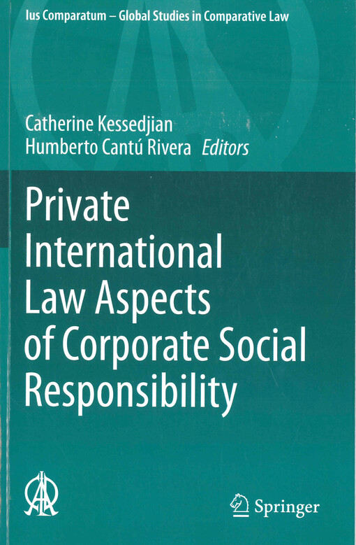 Private international law aspects of corporate social responsibility