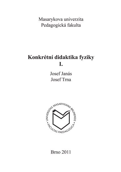 Konkrétní didaktika fyziky I.