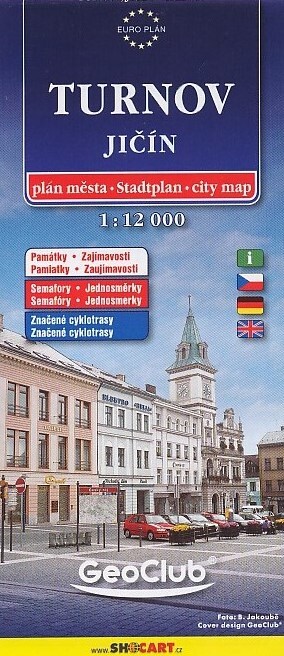 Turnov Jičín : plán města 1:12 000