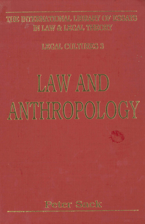 Law and anthropology