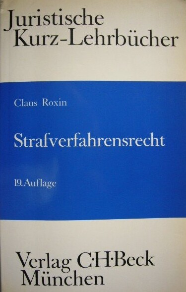 Strafverfahrensrecht