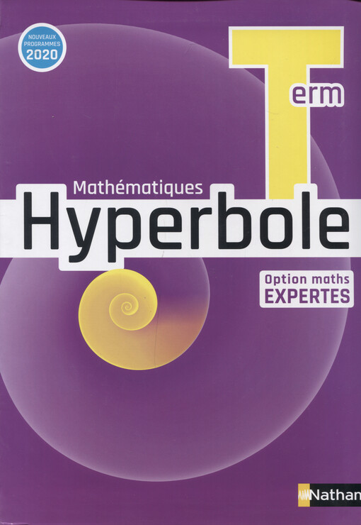 Mathématiques Term : option maths expertes : nouveau programme 2020
