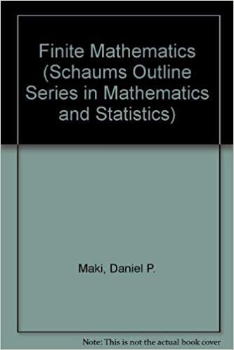 Finite Mathematics (Schaums Outline Series in Mathematics and Statistics)