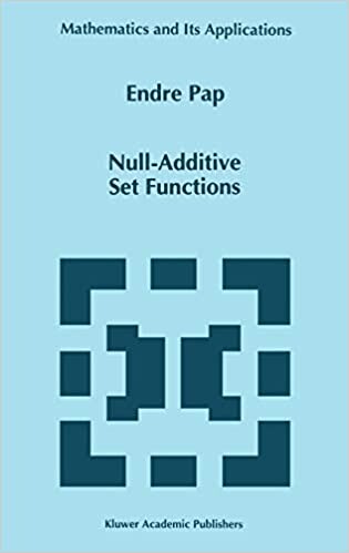 Null-additive set functions (Mathematics and its applications)
