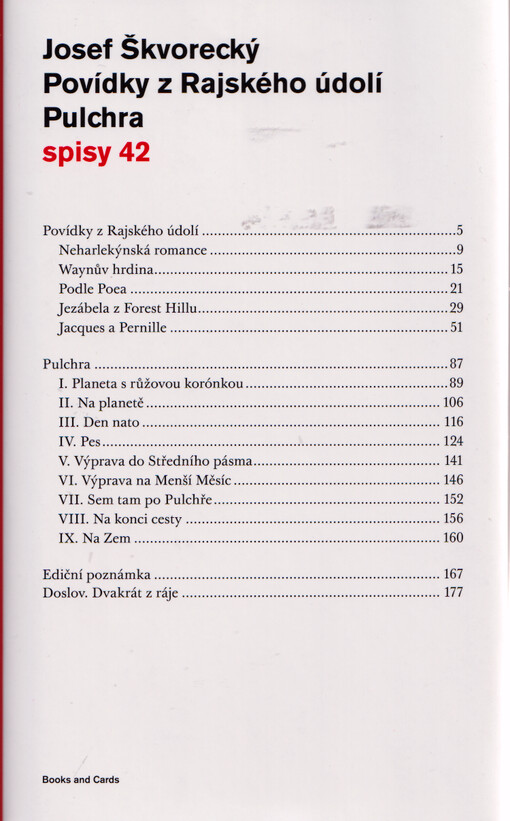 Povídky z Rajského údolí - Pulchra
