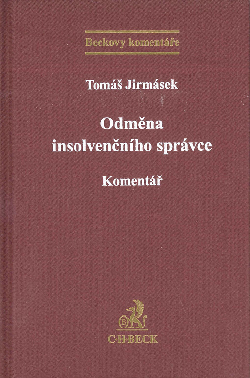 Odměna insolvenčního správce : komentář