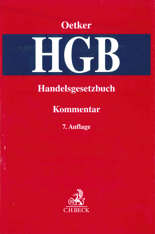 Handelsgesetzbuch : Kommentar