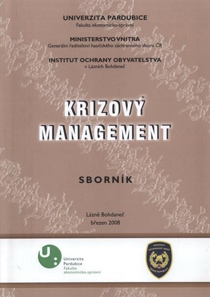 Krizový management : sborník : Vítkovice v Krkonoších ...