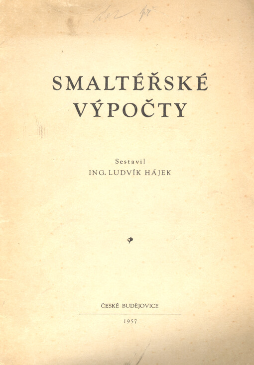 Smaltéřské výpočty