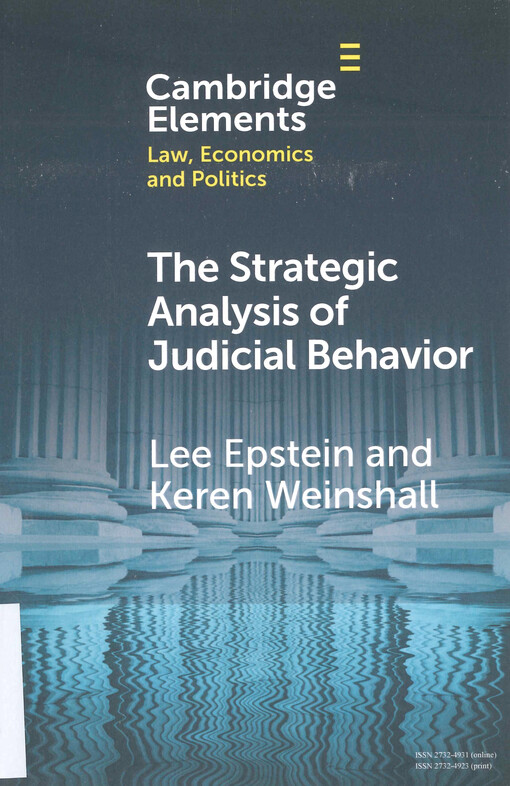 The strategic analysis of judicial behavior : a comparative perspective