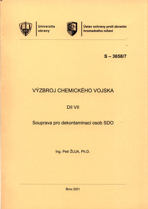 Výzbroj chemického vojska. Díl VII, Souprava pro dekontaminaci osob SDO