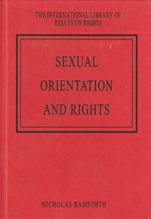 Sexual orientation and rights