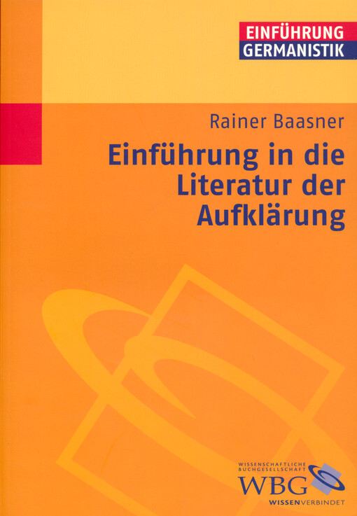 Einführung in die Literatur der Aufklärung
