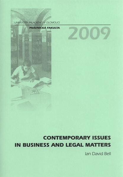Contemporary issues in business and legal matters