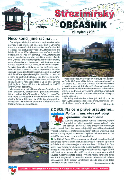 Střezimířský občasník : Střezimíř, Nová Střezimíř, Bonkovice, Černotice, Dolní Dobřejov, Horní Dobřejov