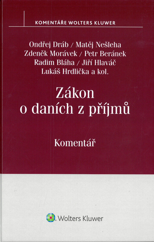 Zákon o daních z příjmů : komentář