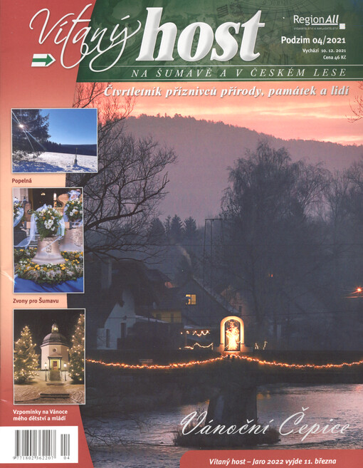 Vítaný host na Šumavě a v Českém lese : čtvrtletník příznivců přírody, památek a lidí