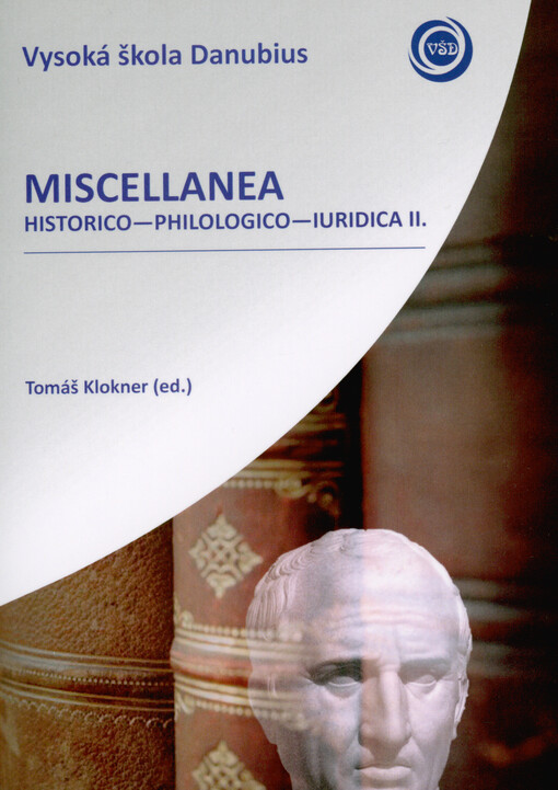 Miscellanea historico-philologico-iuridica II.
