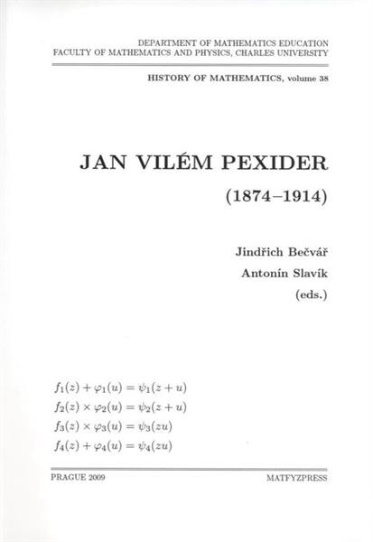 Jan Vilém Pexider (1874-1914)