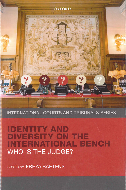 Identity and diversity on the international bench : who is the judge?