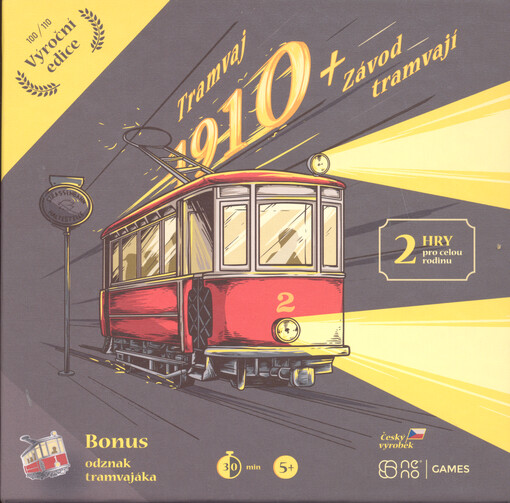 Tramvaj 1910 + závod tramvají : 2 hry pro celou rodinu