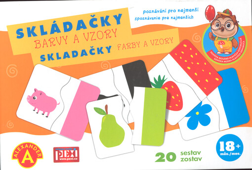 Skládačky - barvy a vzory : poznávání pro nejmenší