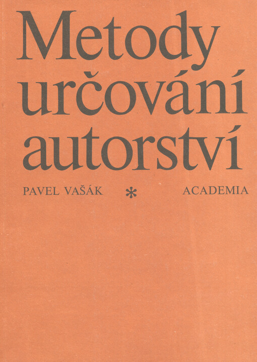 Metody určování autorství