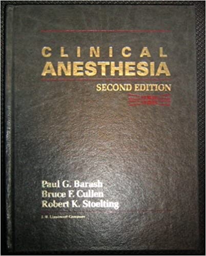 Clinical anesthesia