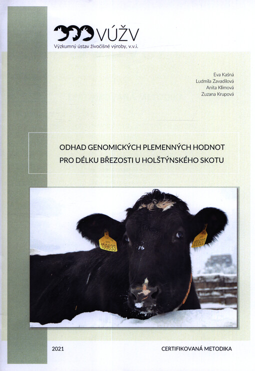 Odhad genomických plemenných hodnot pro délku březosti u holštýnského skotu