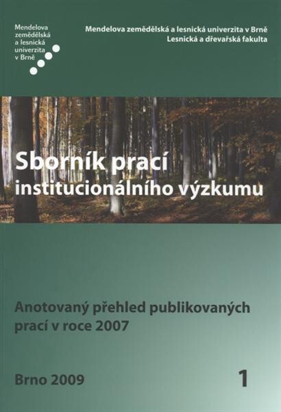 Anotovaný přehled prací publikovaných v rámci výzkumného záměru MSM 6215648902 