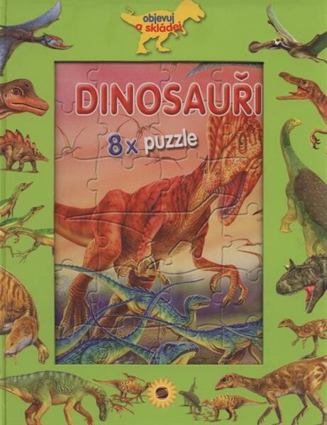 Dinosauři : 8x puzzle