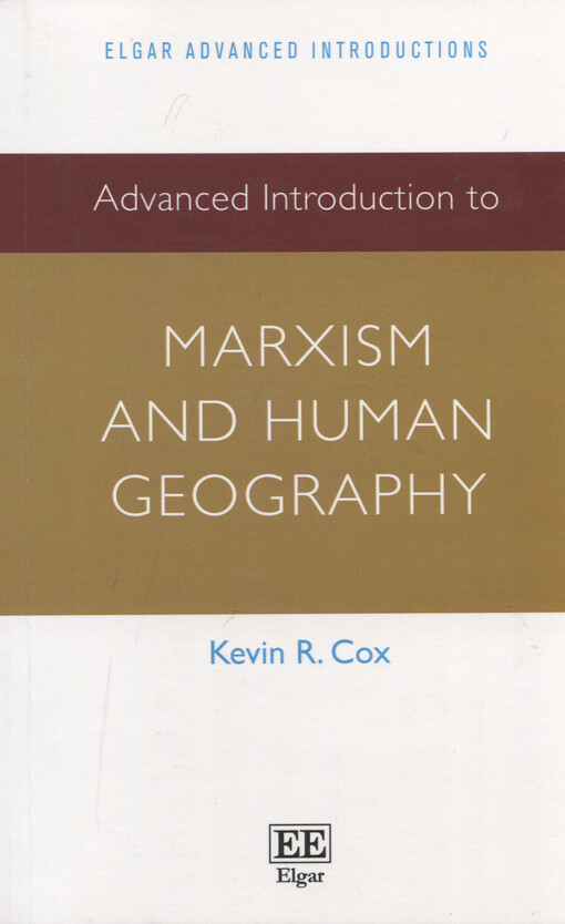 Advanced introduction to Marxism and human geography