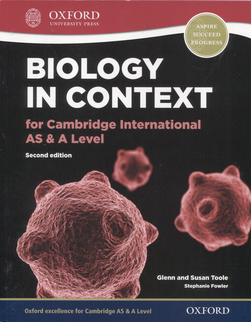 Biology in context for Cambridge international AS & A level