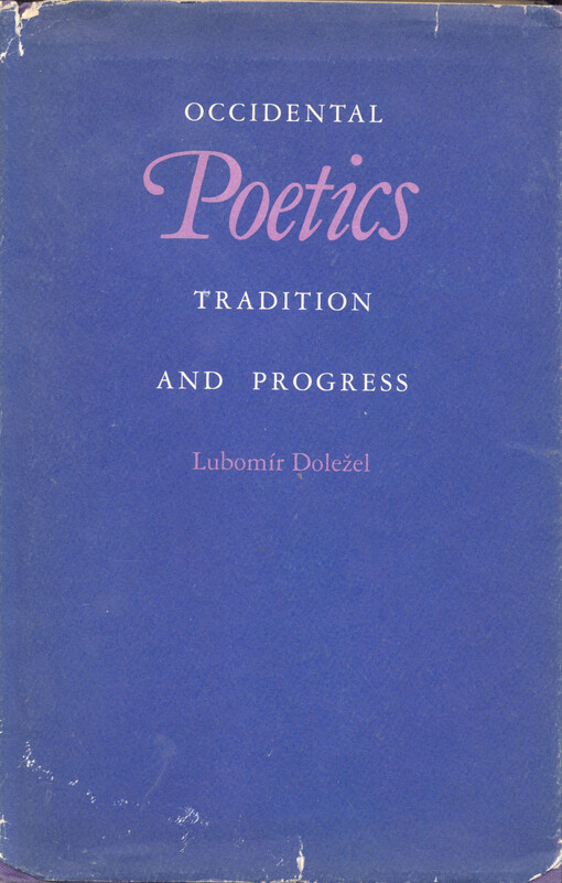 Occidental poetics : tradition and progress