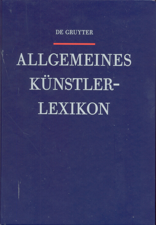 Allgemeines Künstlerlexikon : die Bildenden Künstler aller Zeiten und Völker. Band 114, Voigt, Eberhard - Wang, Gongyi