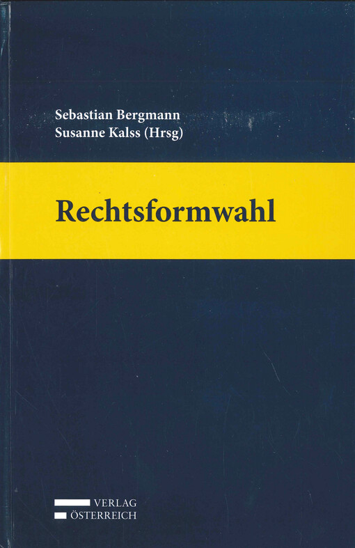 Rechtsformwahl