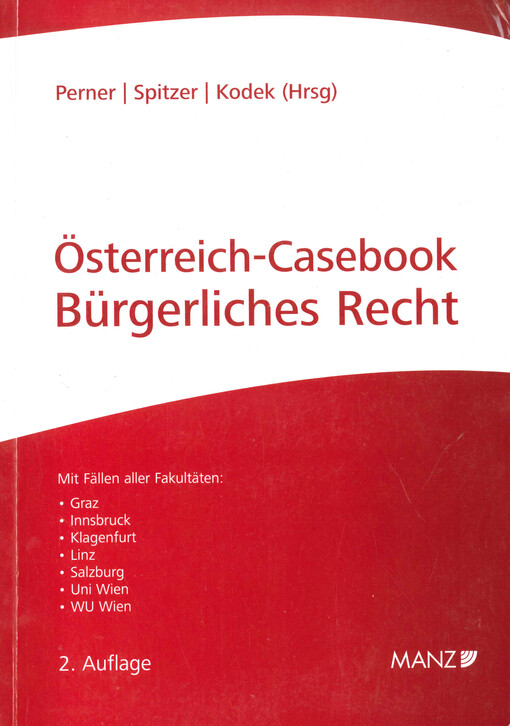 Österreich-Casebook : bürgerliches Recht