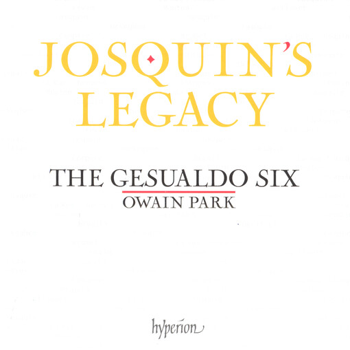 Josquin's Legacy  Gesualdo Six