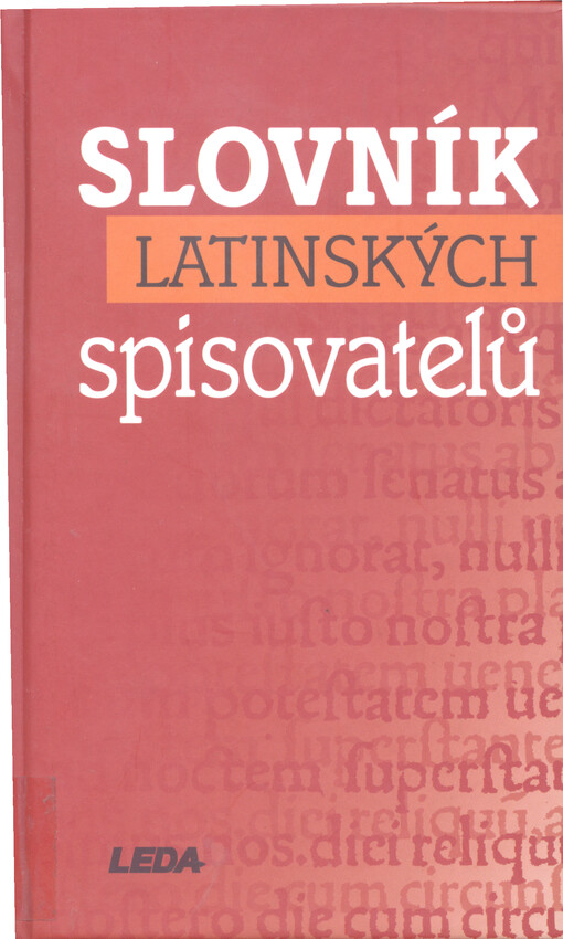 Slovník latinských spisovatelů