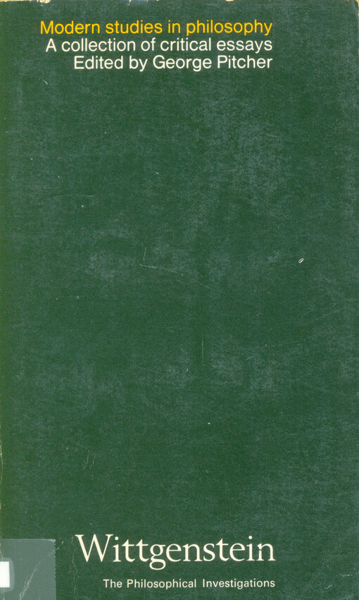 Philosophical investigations