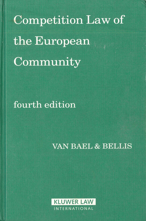 Competition law of the European Community