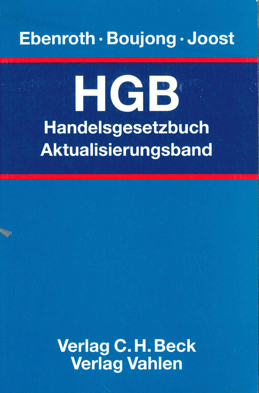 Handelsgesetzbuch : Aktualisierungsband