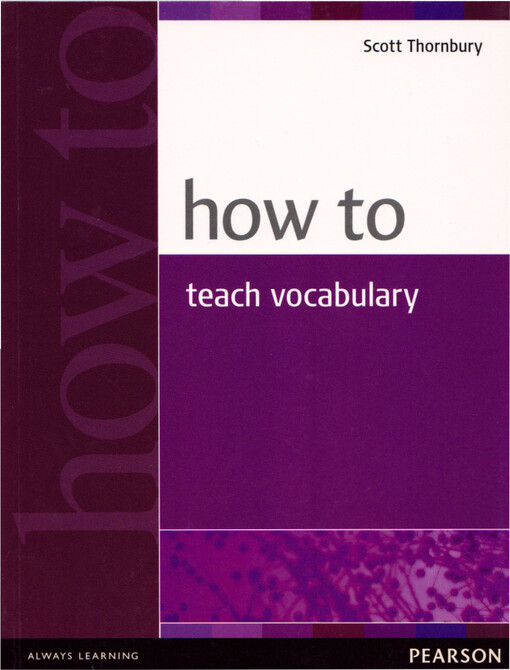 How to teach vocabulary