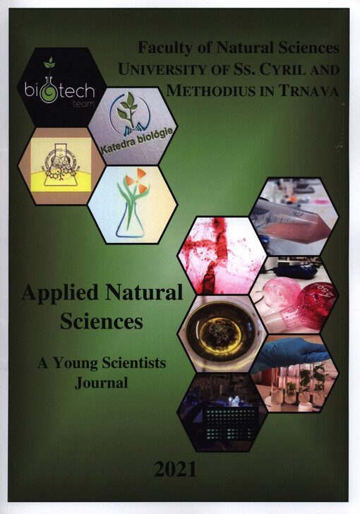 Applied natural sciences : a young scientists journal