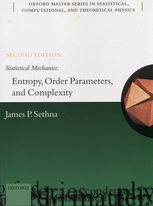 Statistical mechanics : entropy, order parameters, and complexity